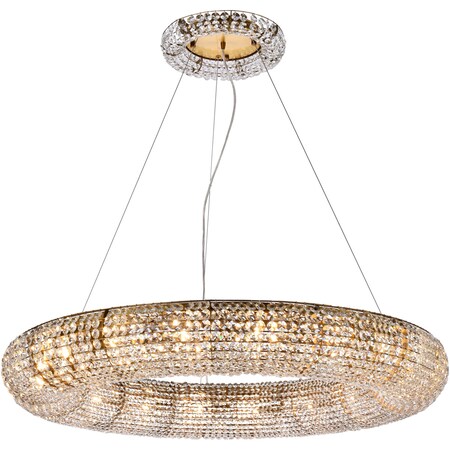 Elegant Lighting Paris 18 Lights Gold Chandelier 2114G41G/RC